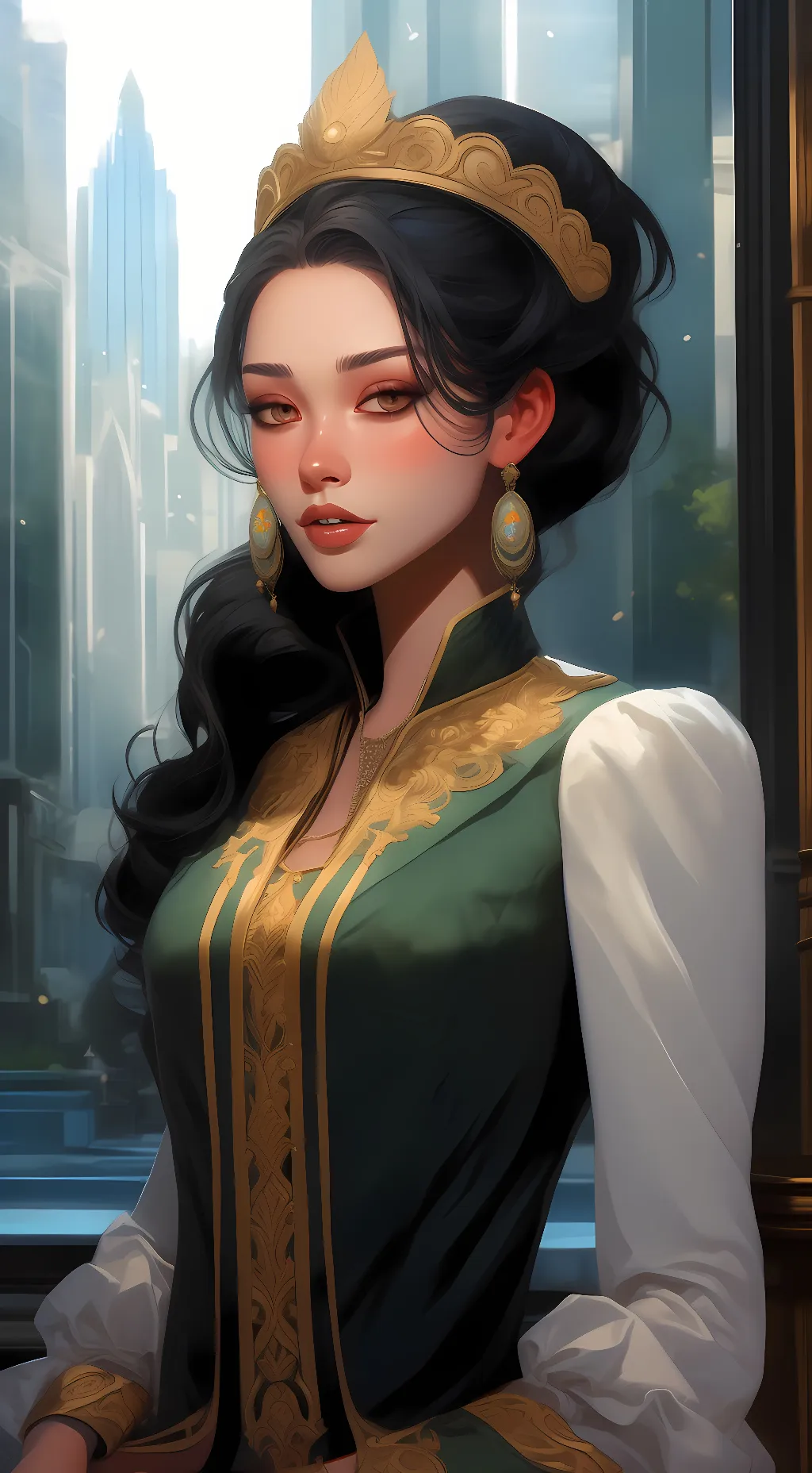 ai character: poppy background