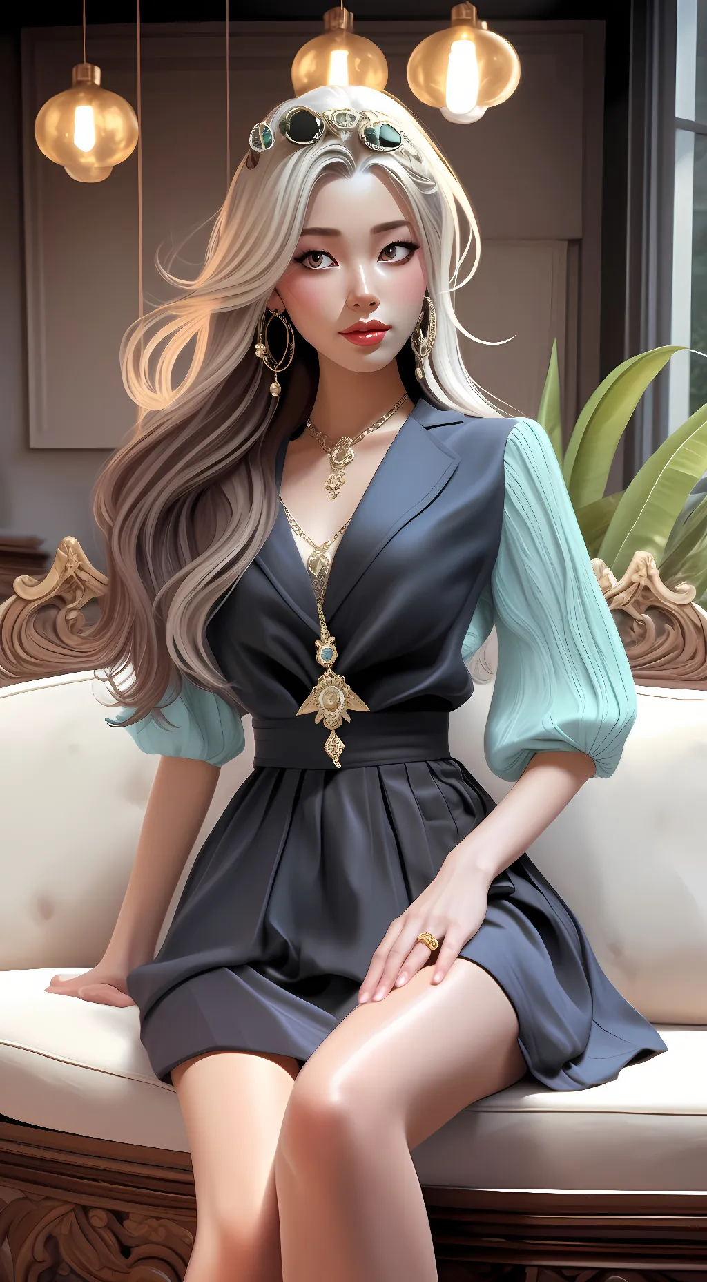 ai character: Aria Williams background