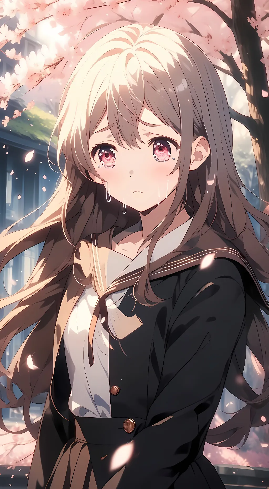 ai character: Sakura background