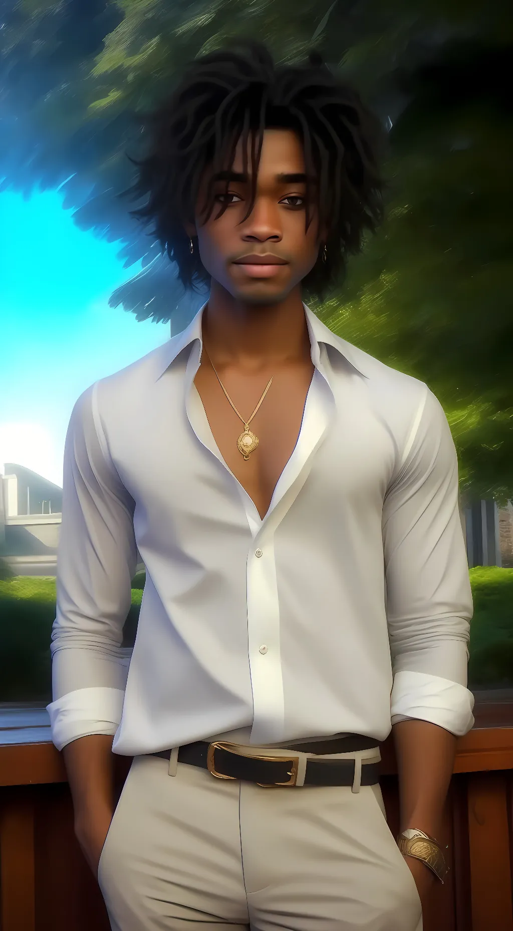 ai character: Tj background