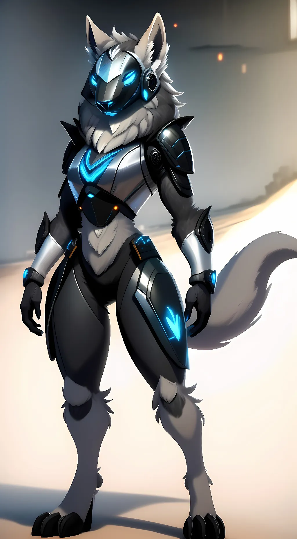 ai character: Luna background