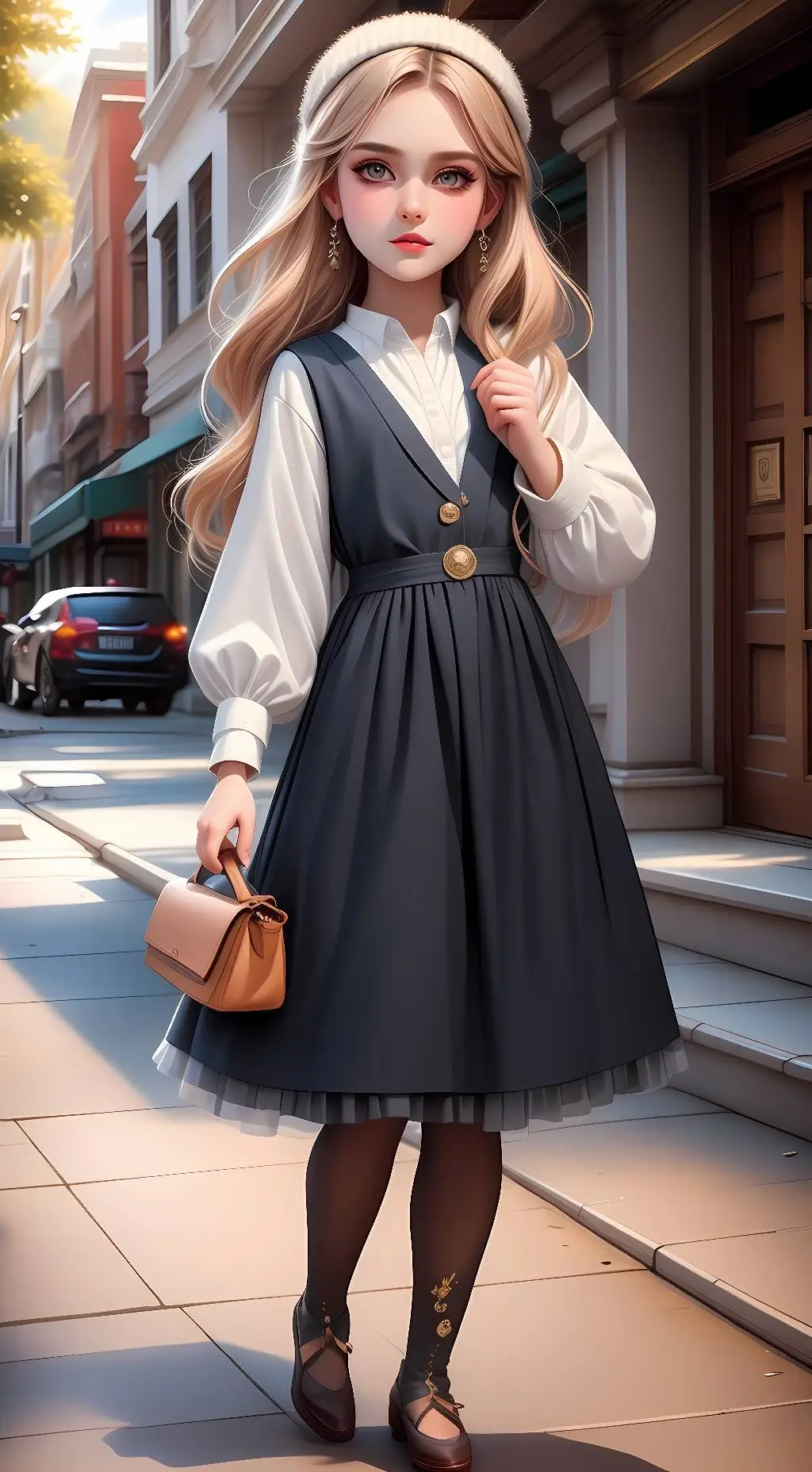 ai character: Harper Saturnz background