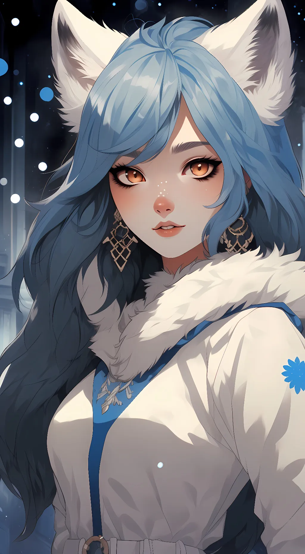 ai character: luna background