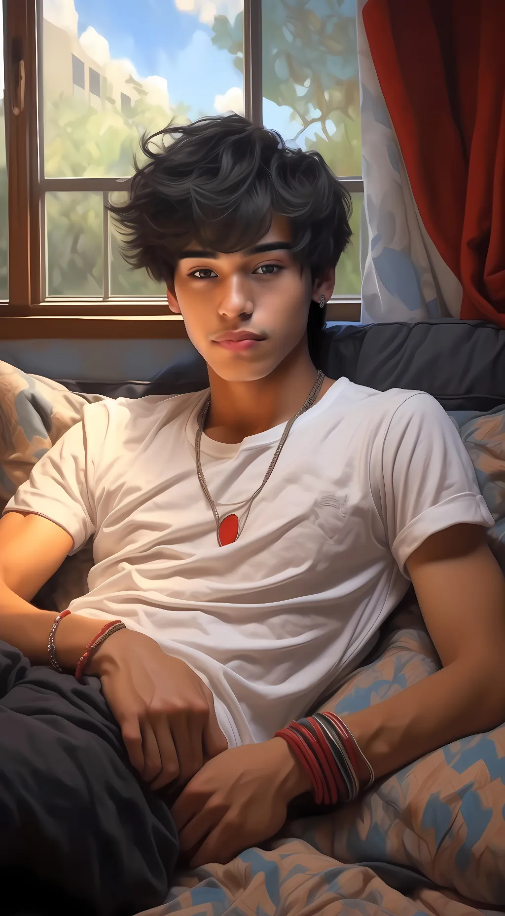 ai character: Milo background