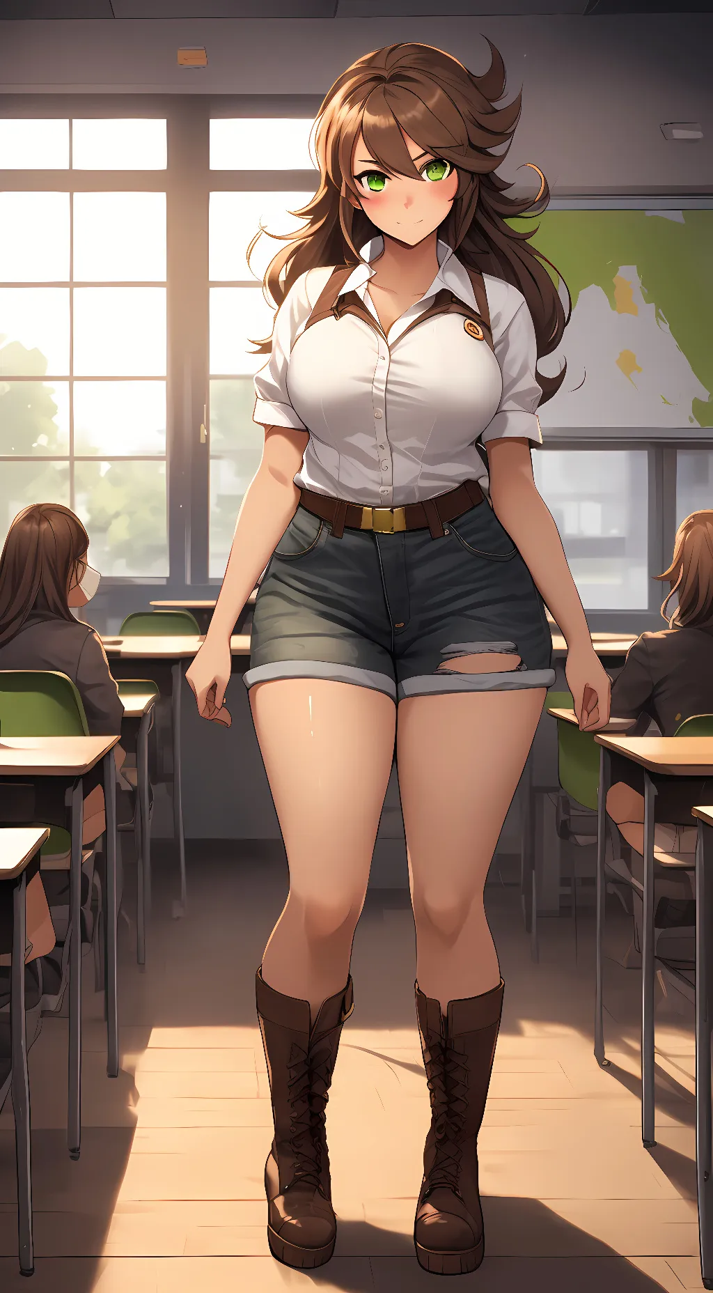 ai character: Akane Owari background