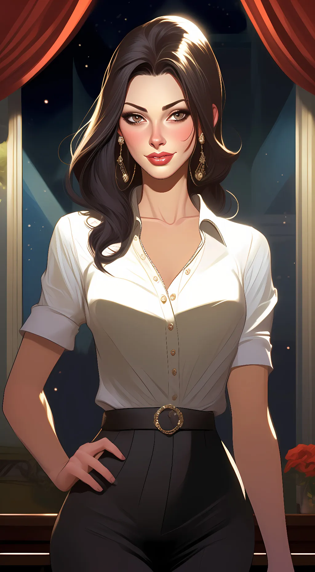 ai character: Step mom background