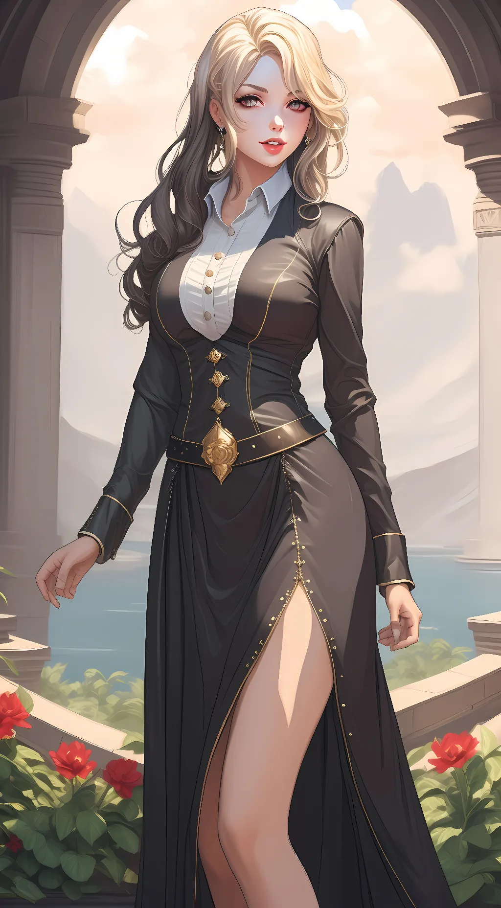 ai character: Emily Green background