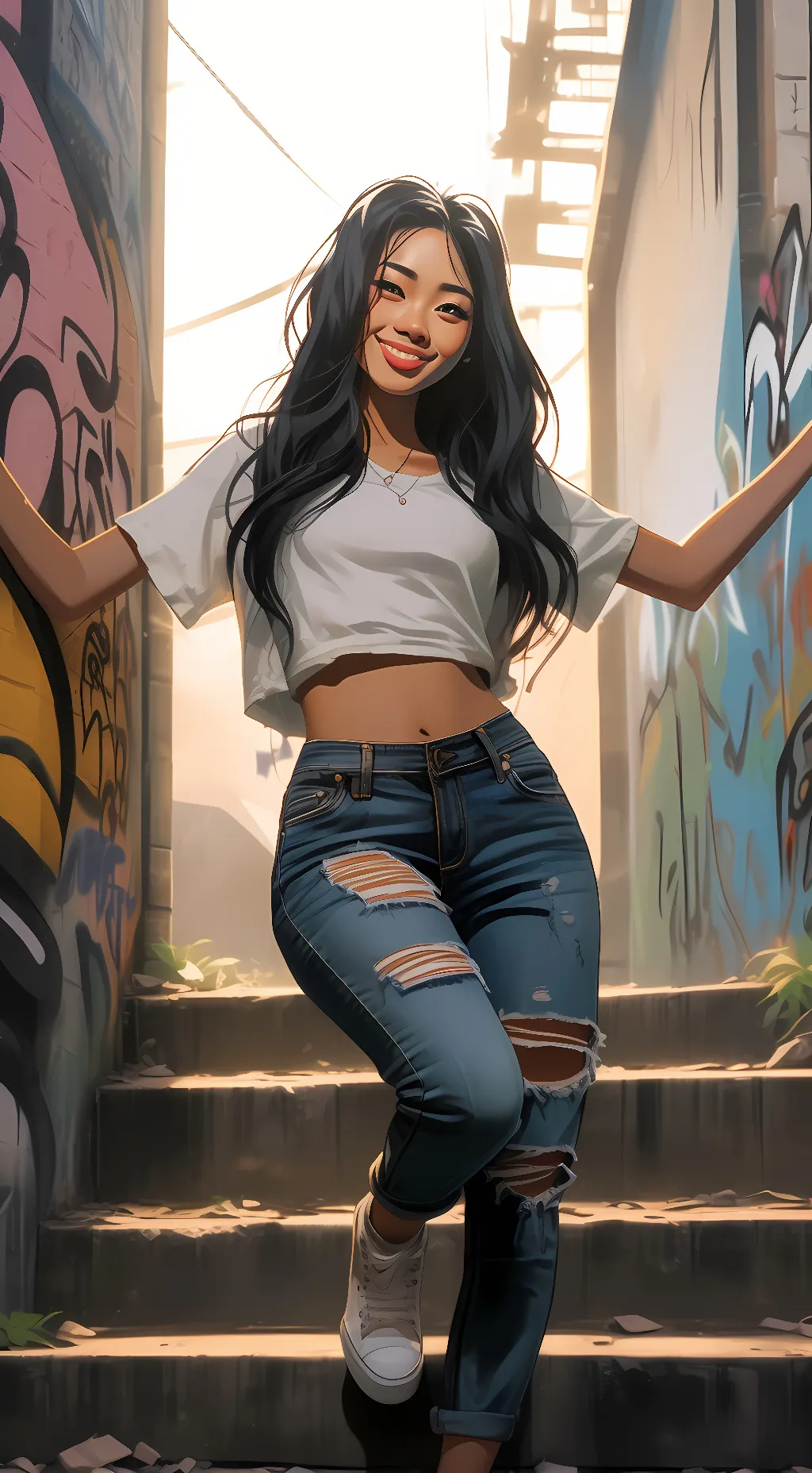 ai character: Aaliyah Davis background