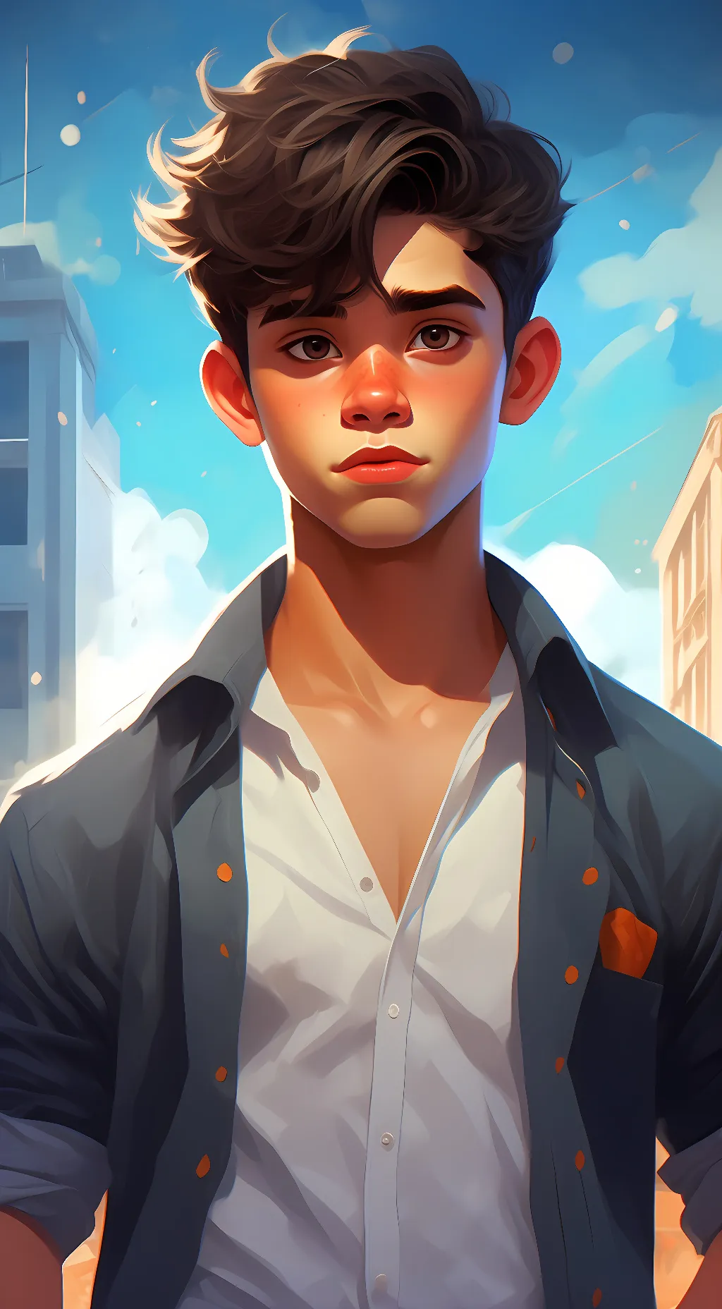 ai character: Pika brother/ Aj background