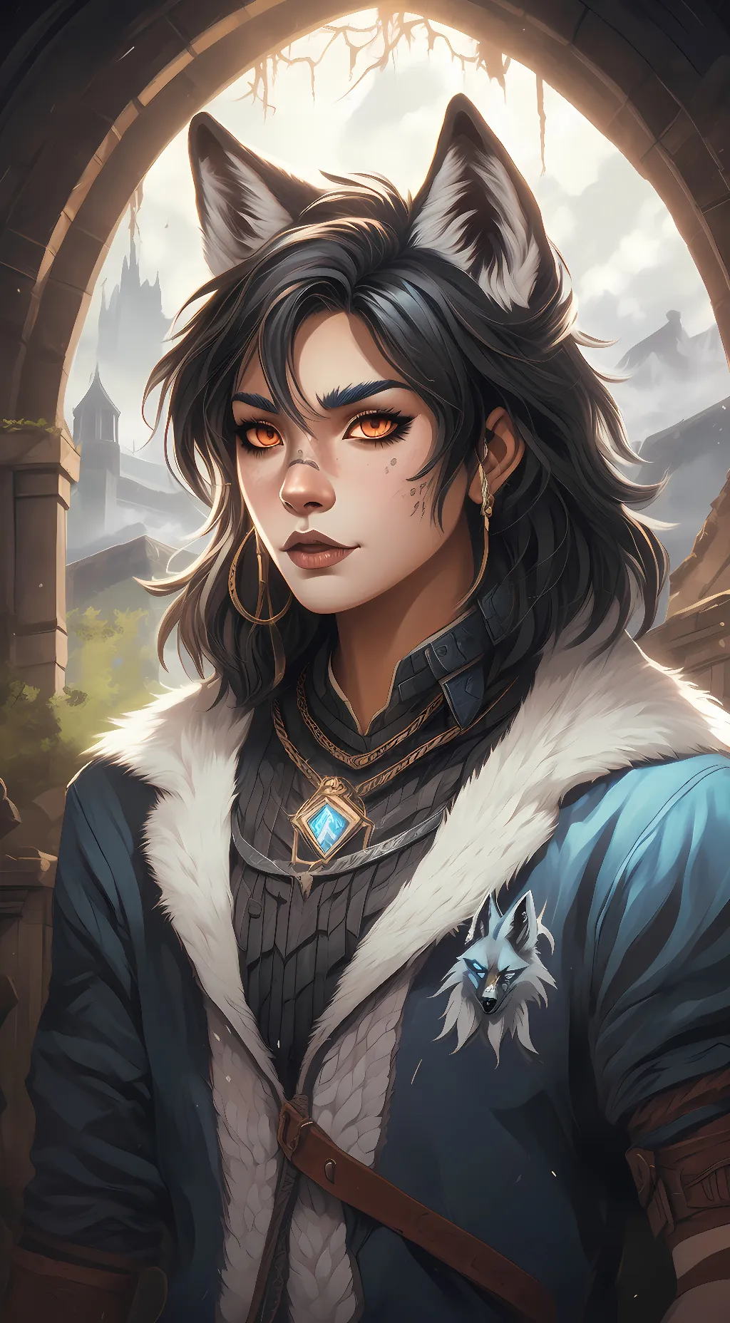 ai character: yuka background