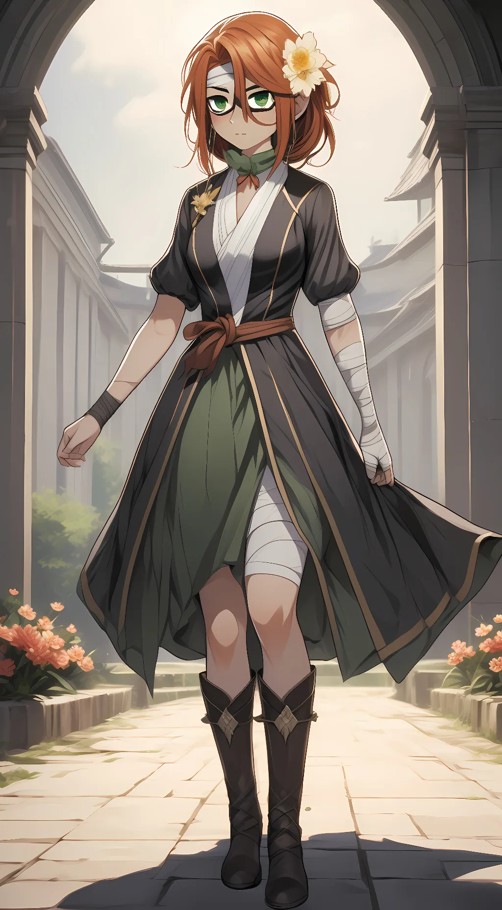 ai character: Mrs .afton background