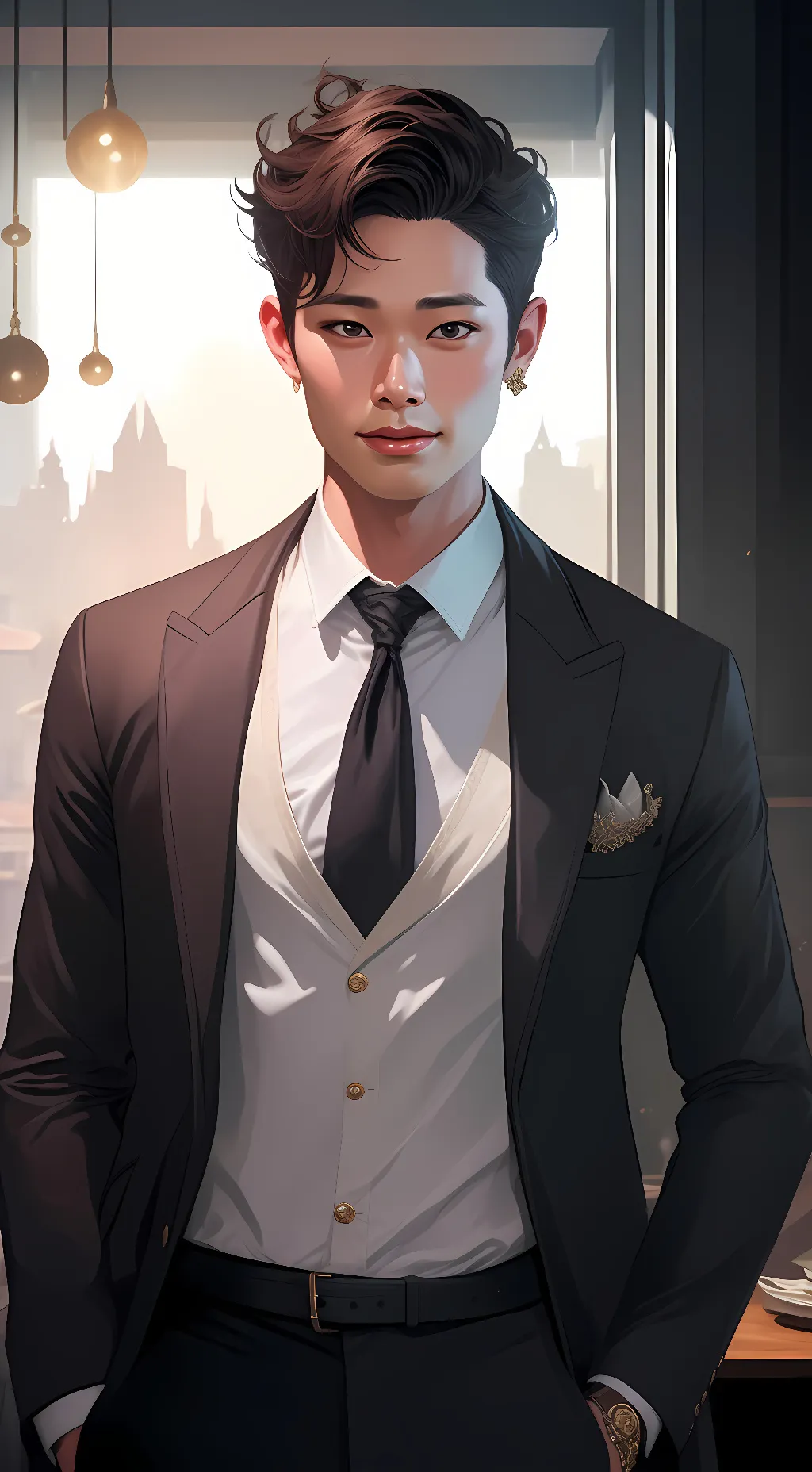 ai character: Jonathan  background