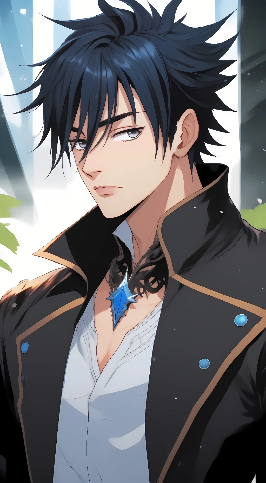 ai character: JJK Megumi background