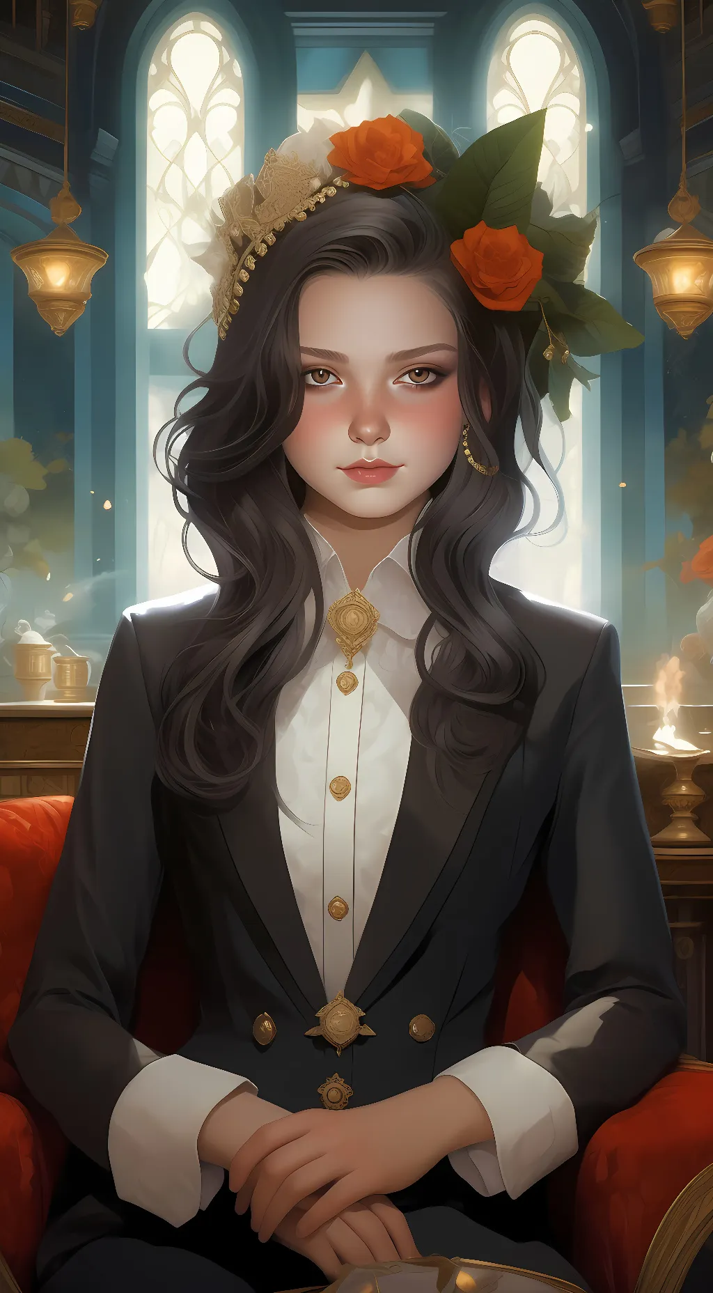 ai character: Alexandria background