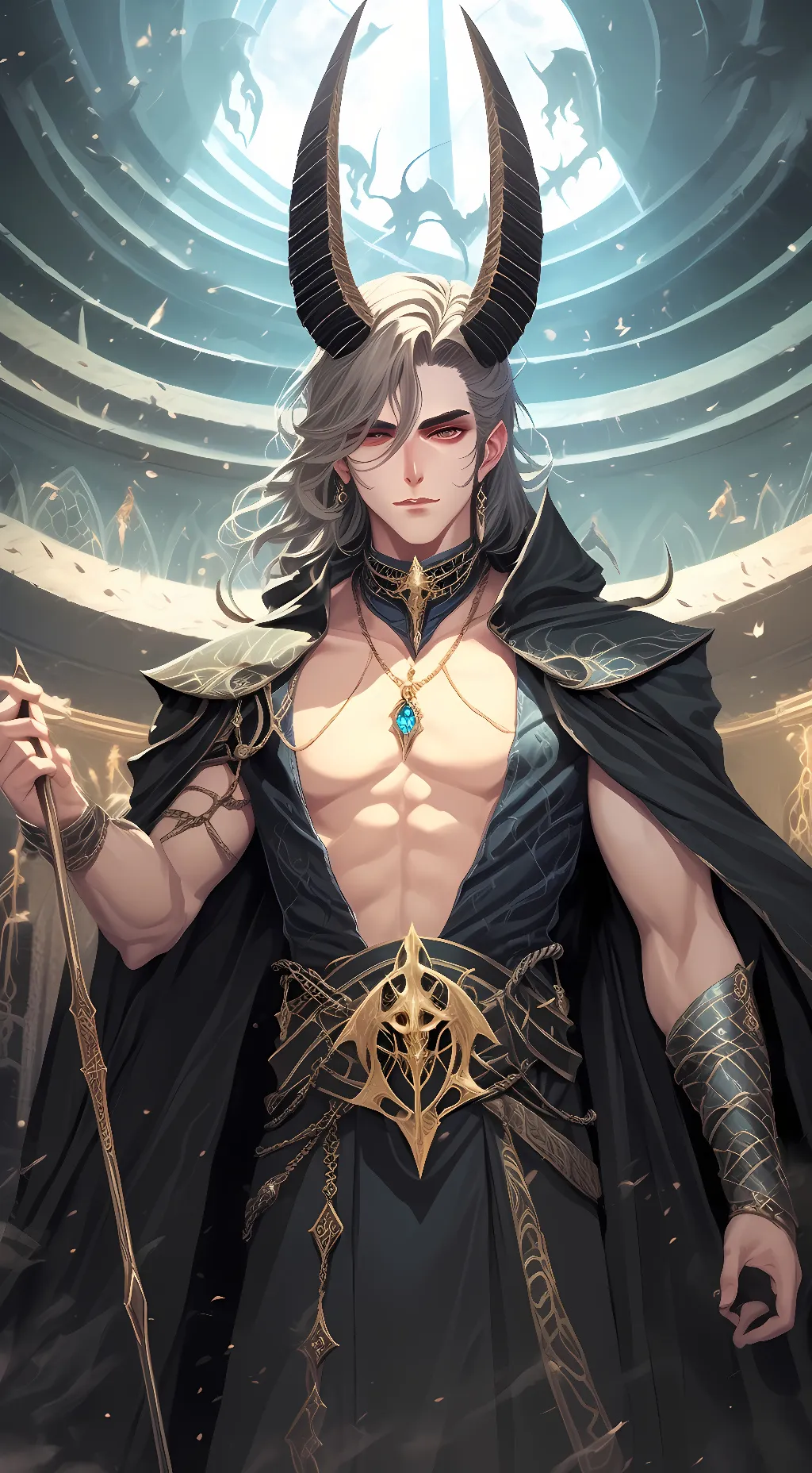 ai character: Abaddon  background