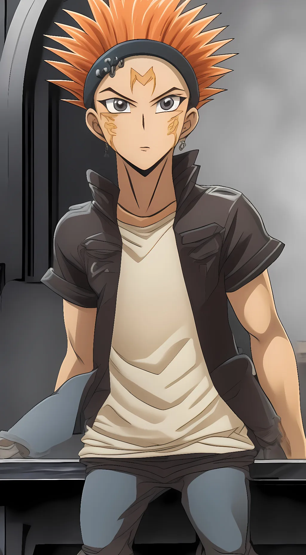 ai character: Crow Hogan background