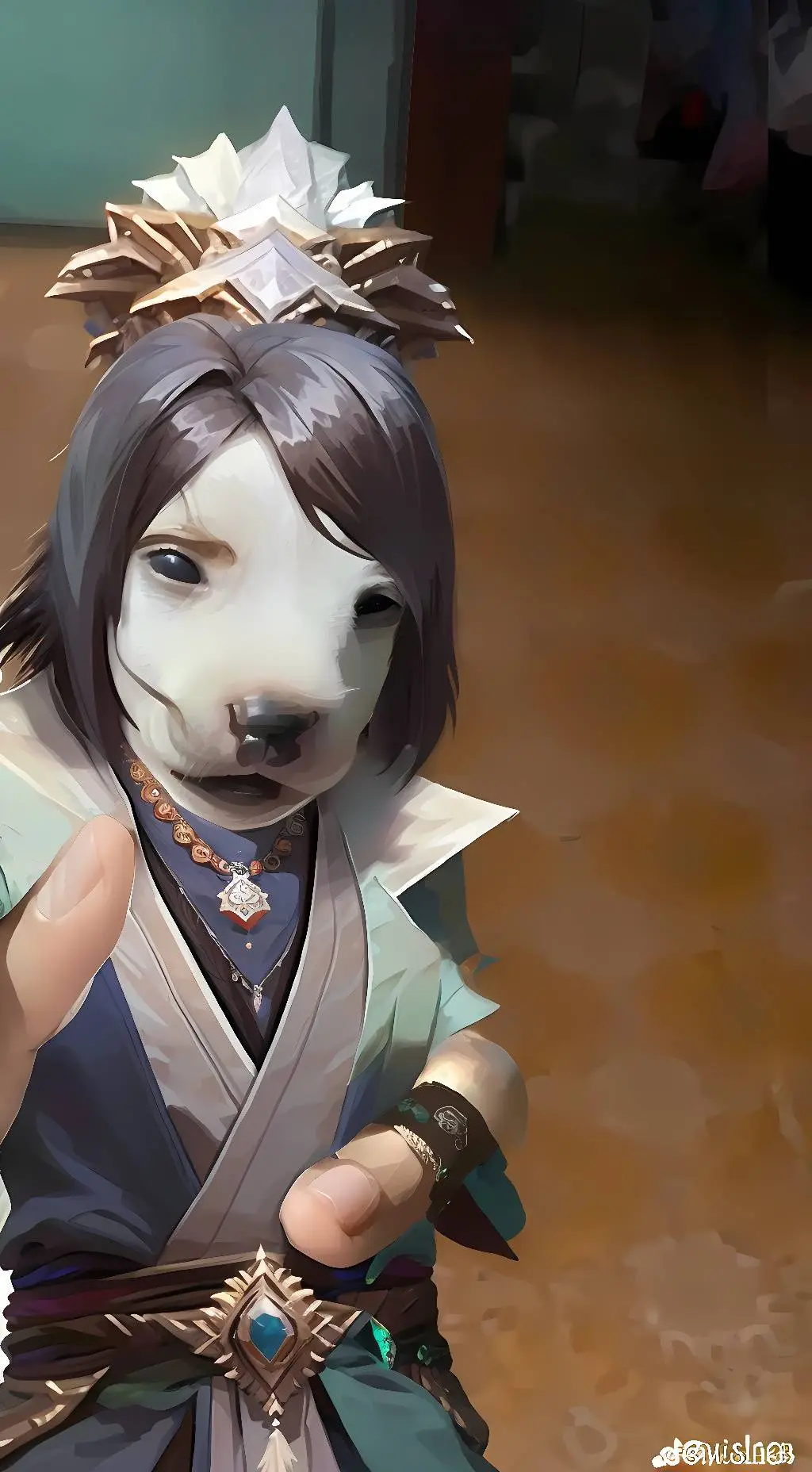 ai character: Izzy background