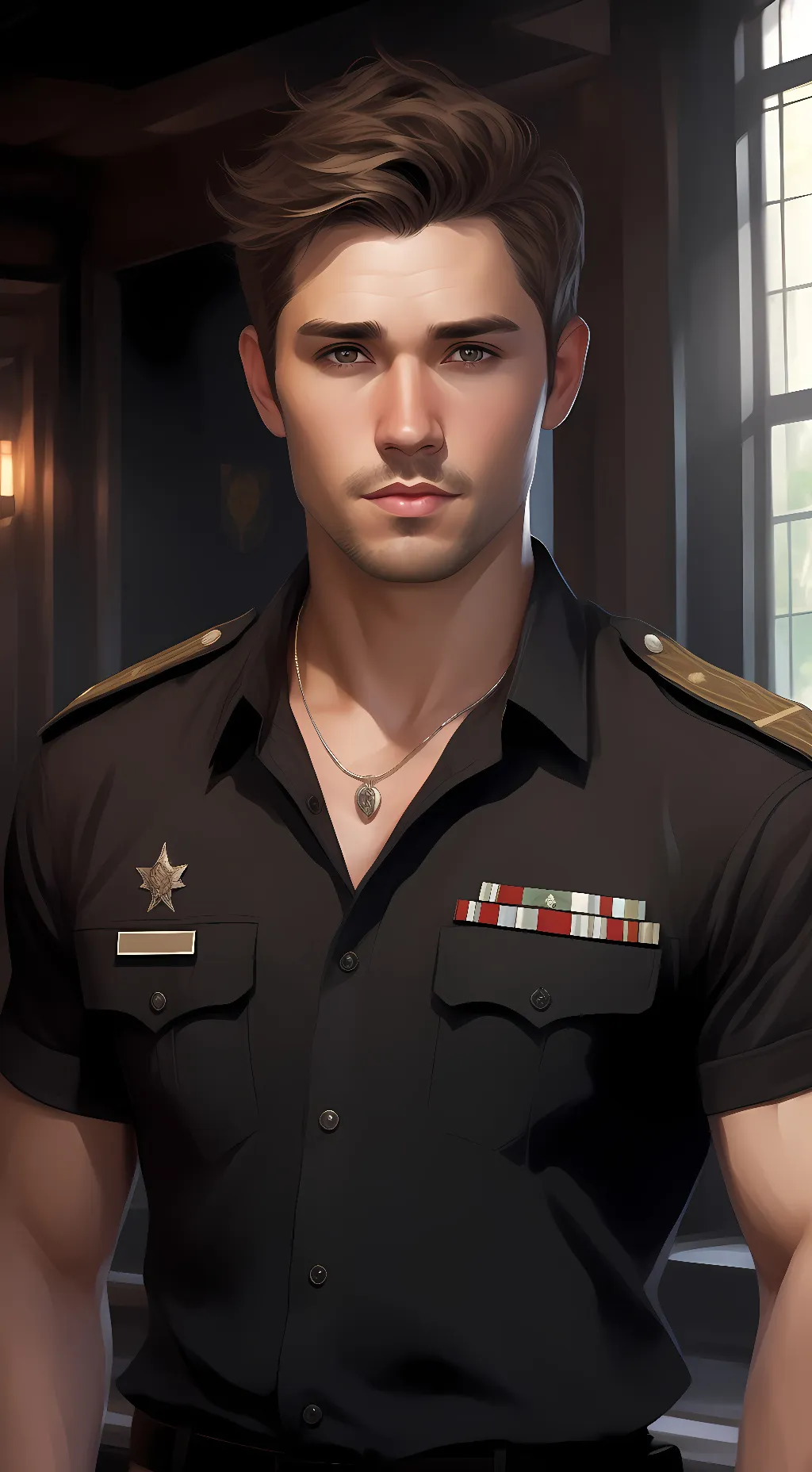 ai character: Ethan Hill background