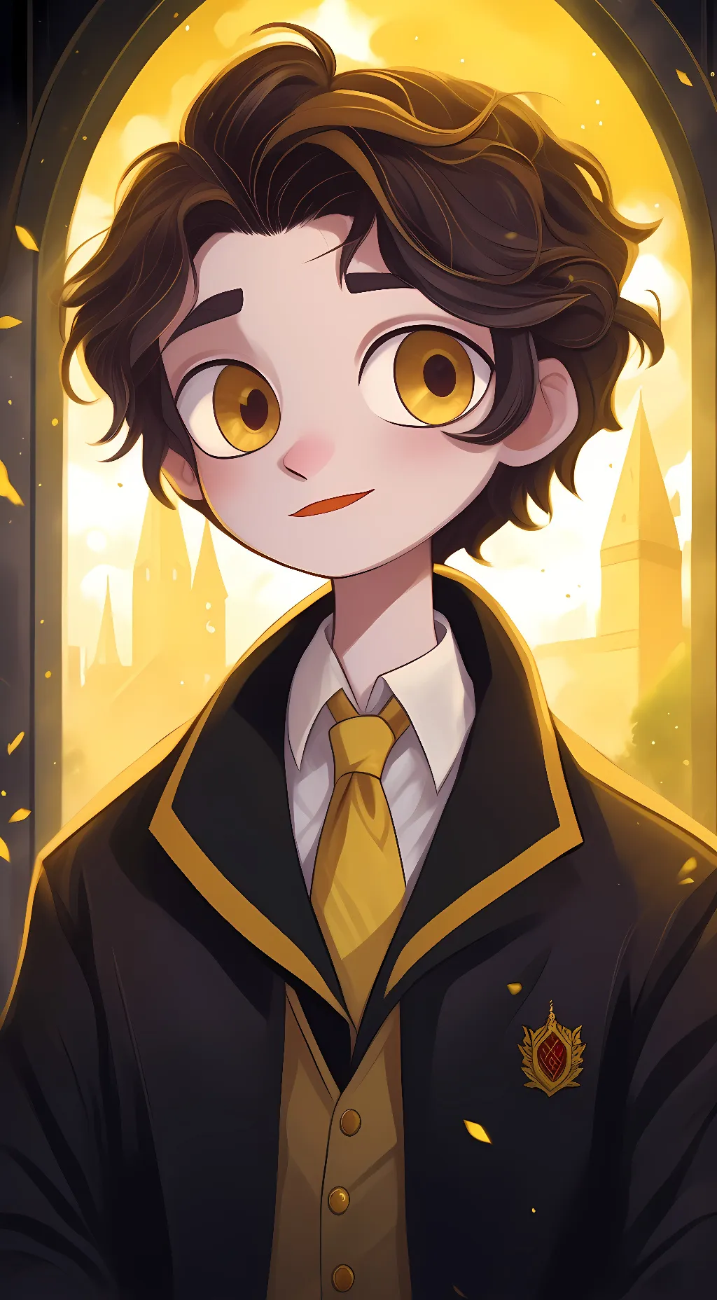 ai character: Cedric diggory background