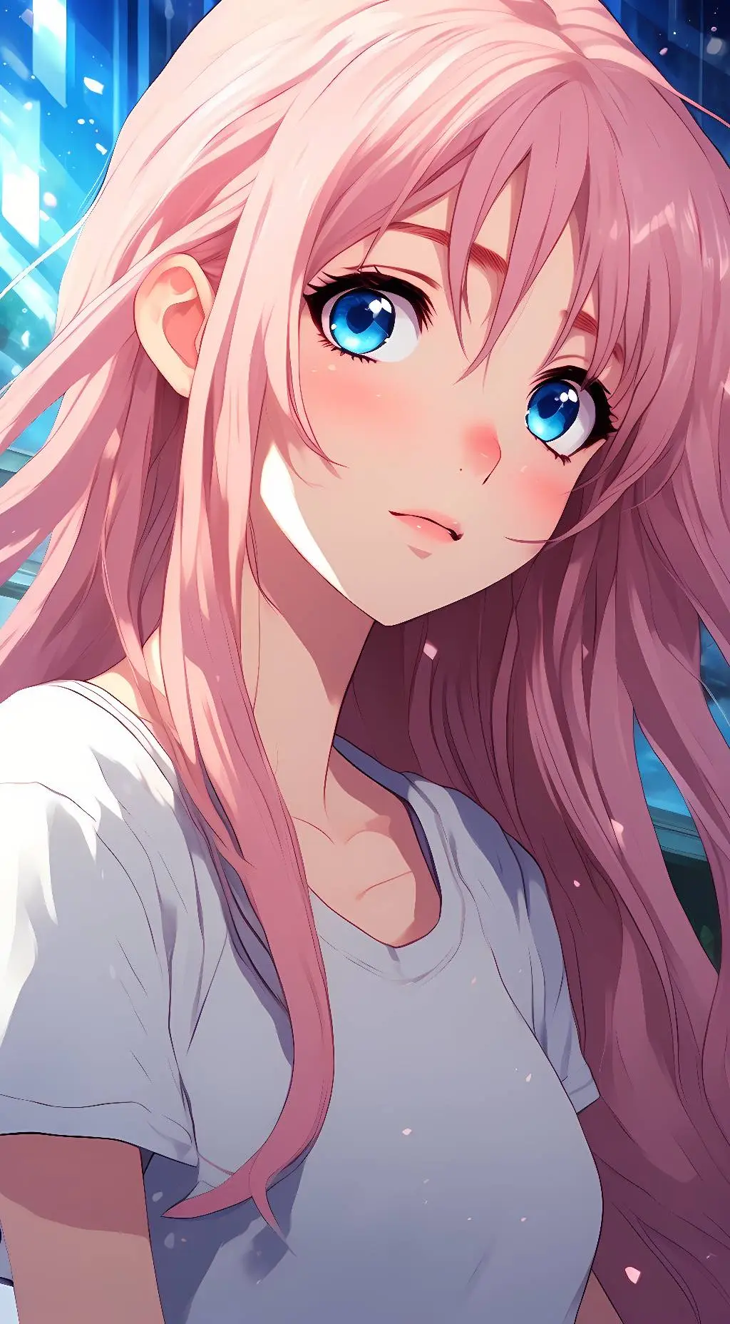 ai character: Arial  background