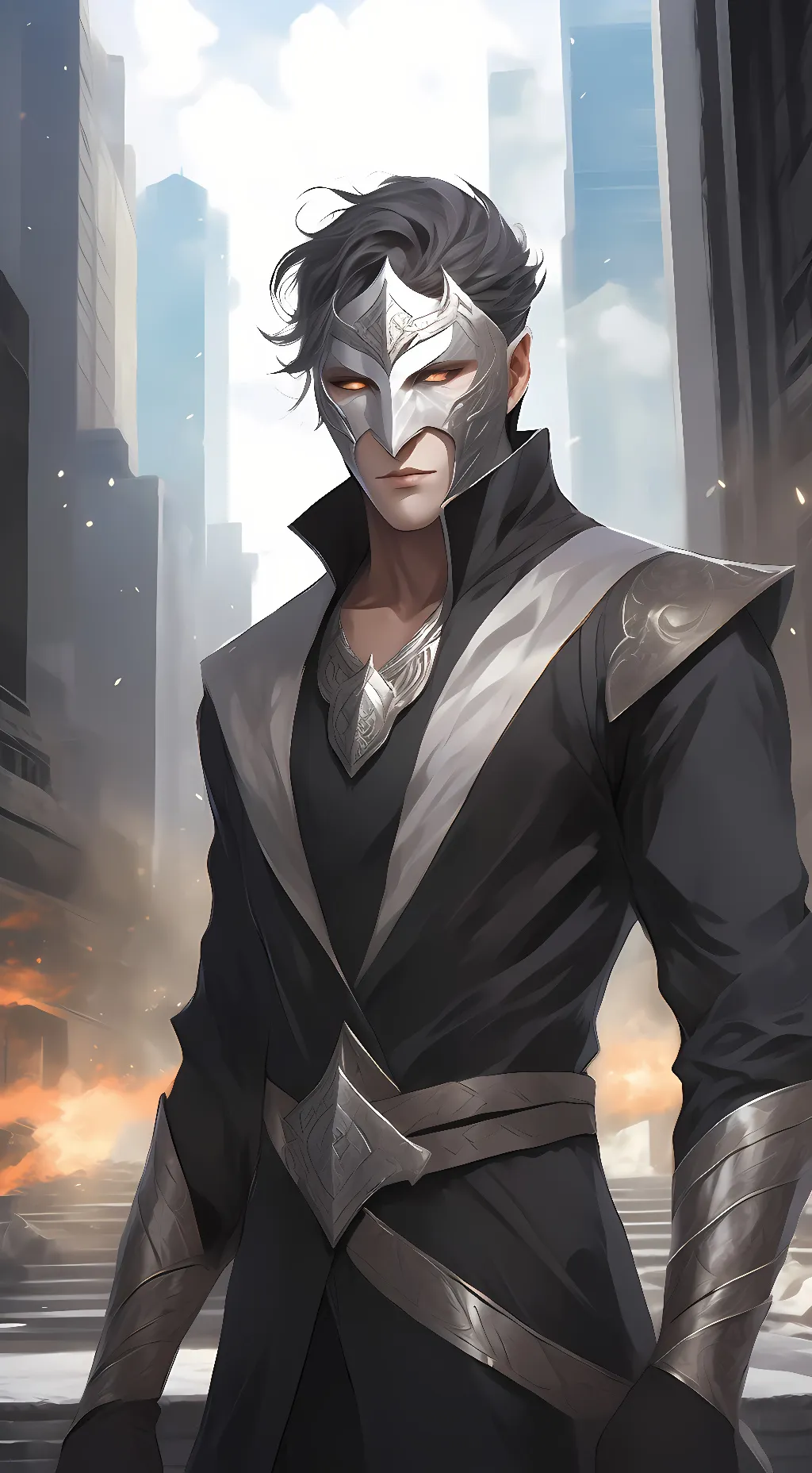 ai character: Keras Selyrian background