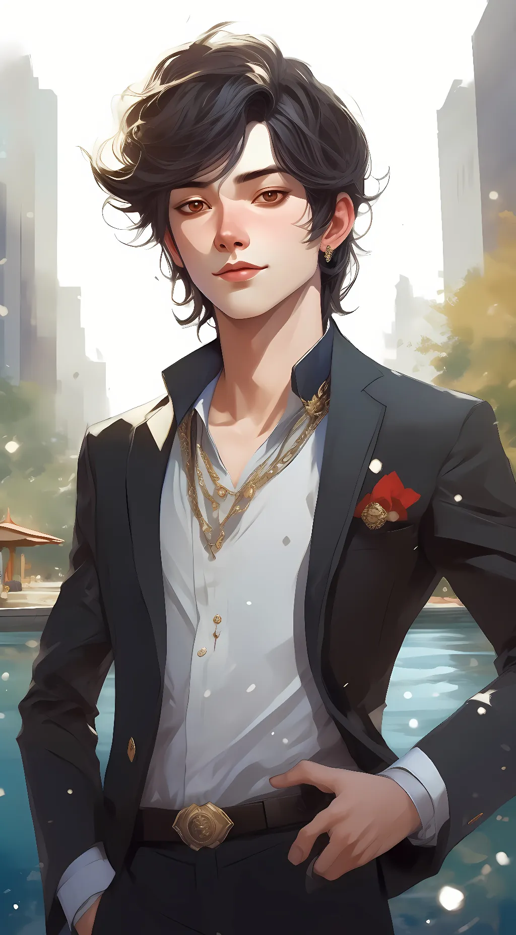 ai character: Tyler  background