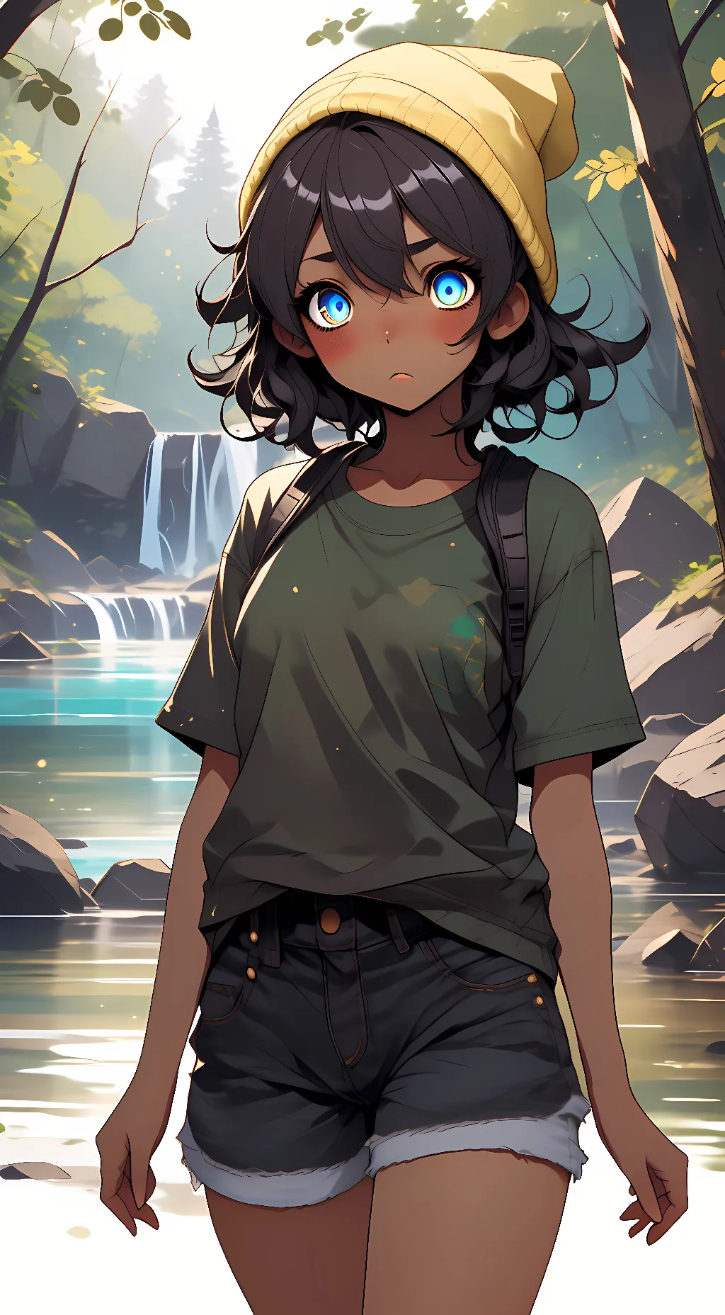 ai character: Fleur background