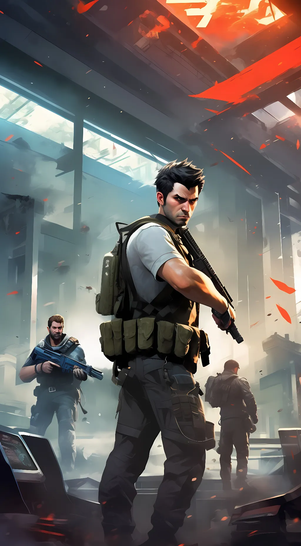 ai character: xbox lobby c.2009 background