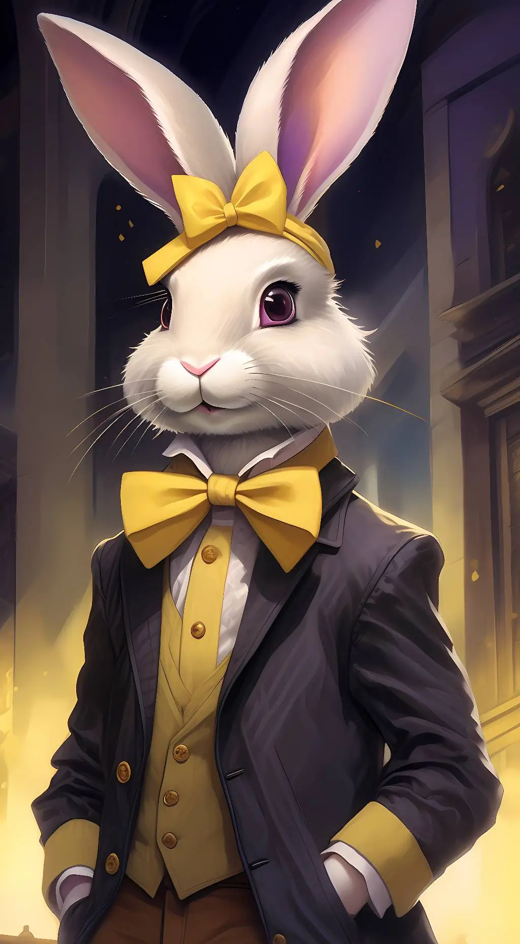 ai character: Glitchtrap background