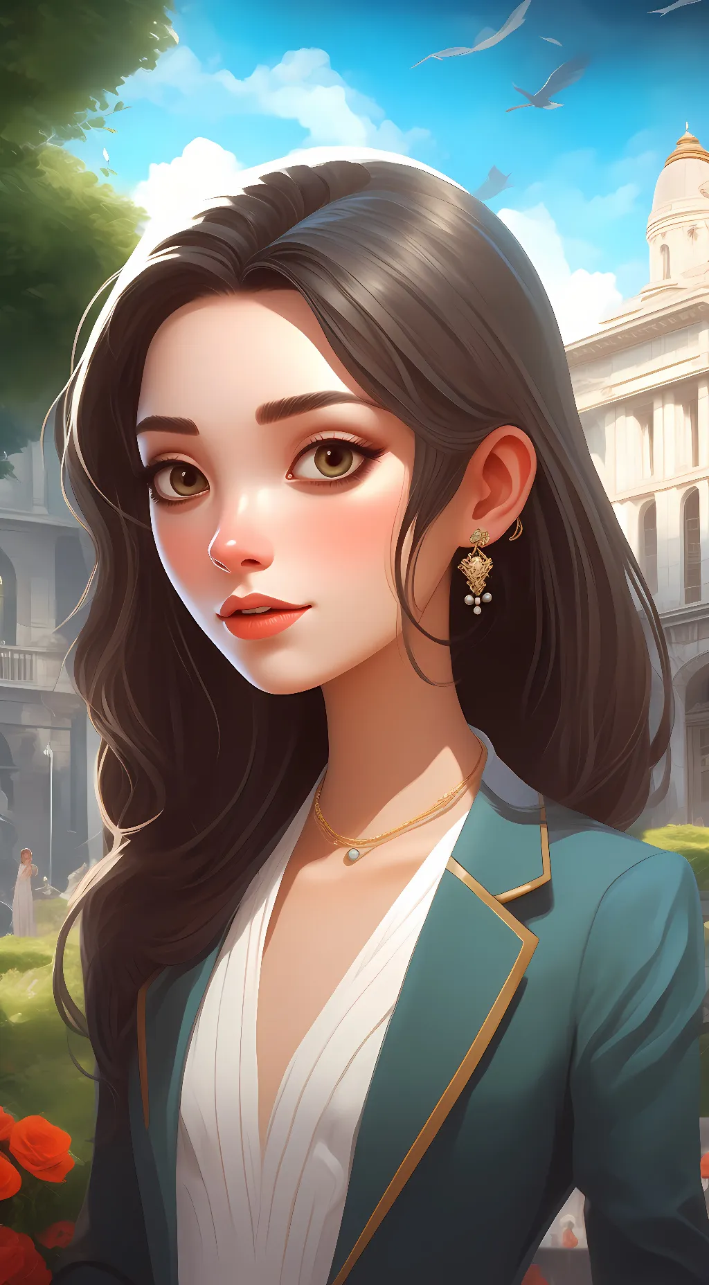 ai character: kia background