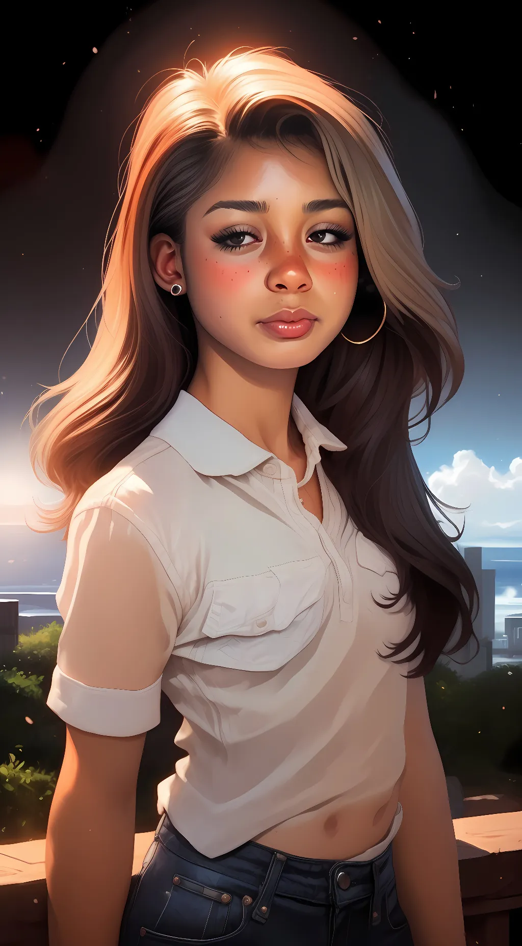 ai character: Davrielle Grant background