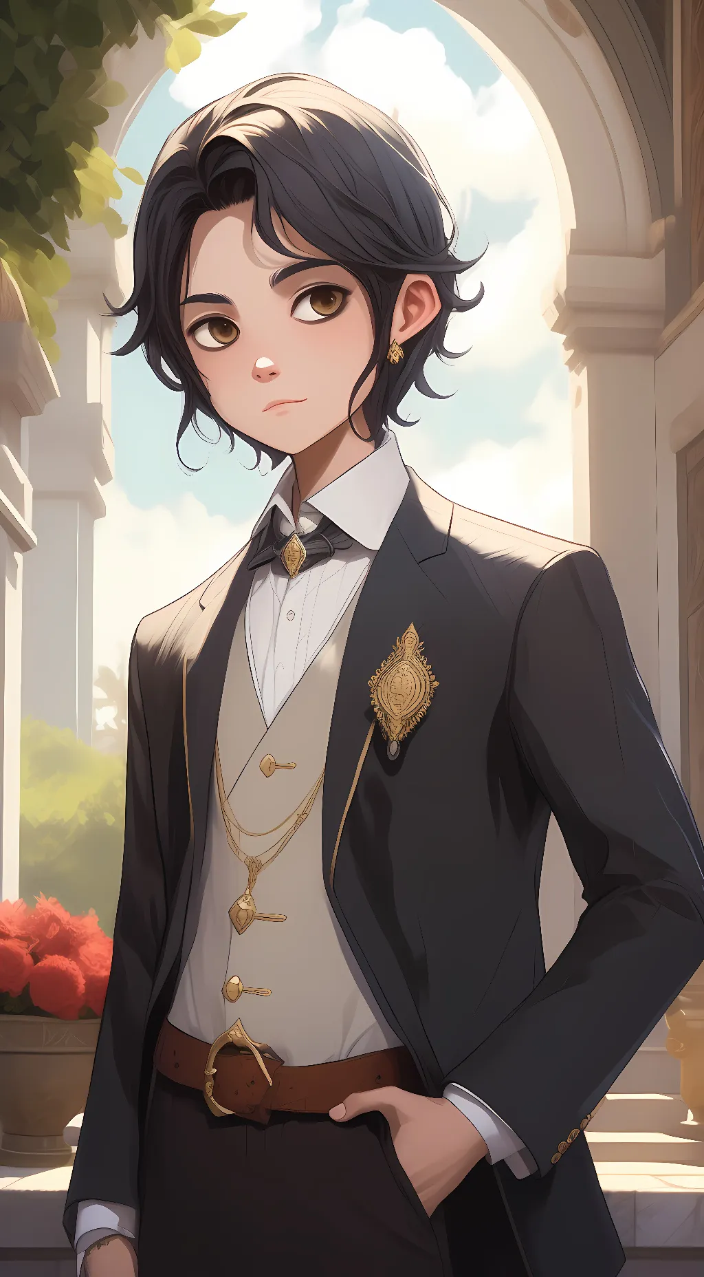 ai character: Aaron background