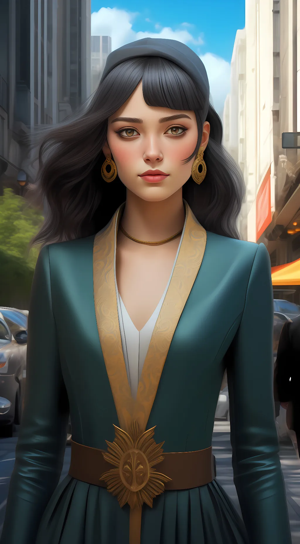 ai character: hinata background