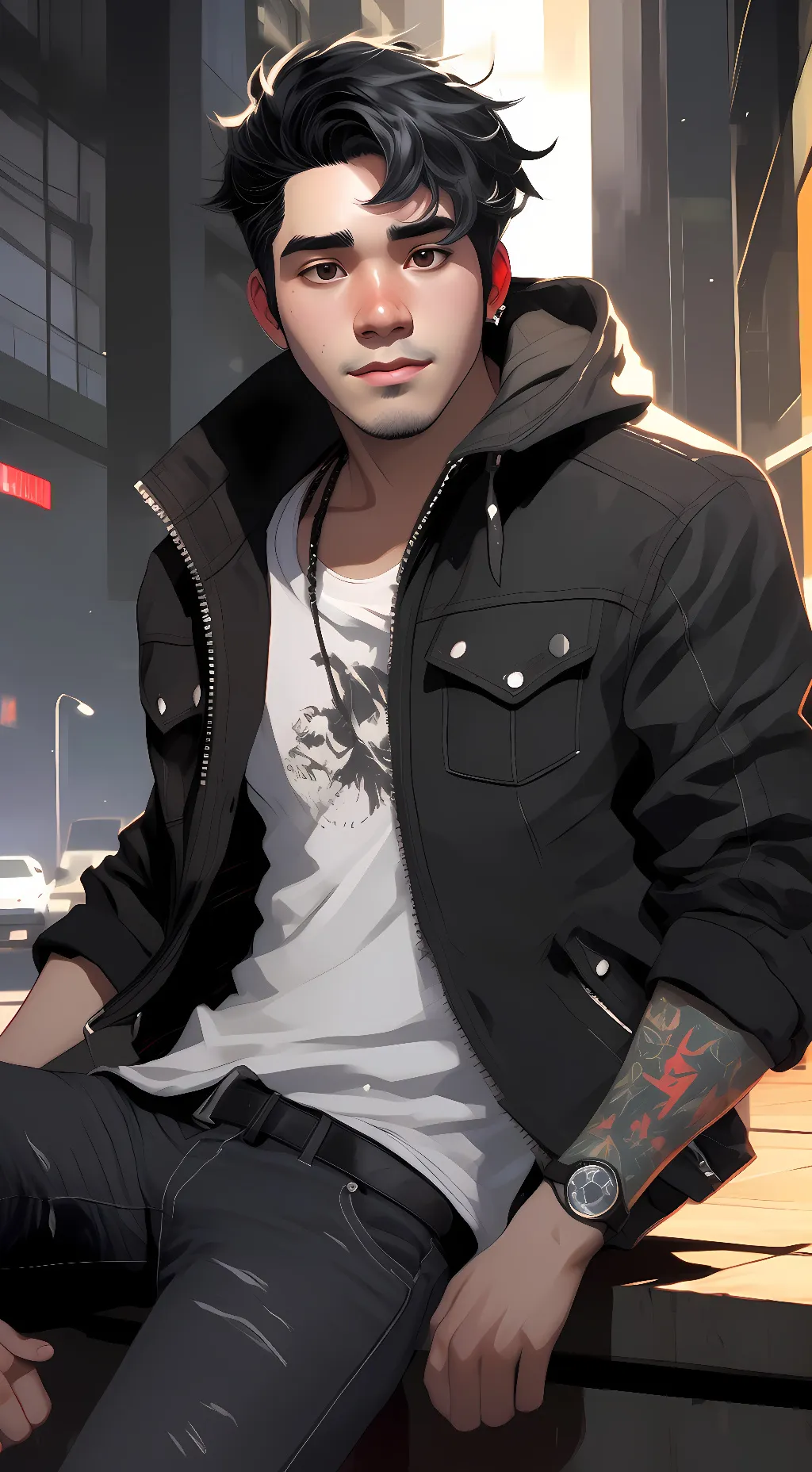 ai character: Andito background