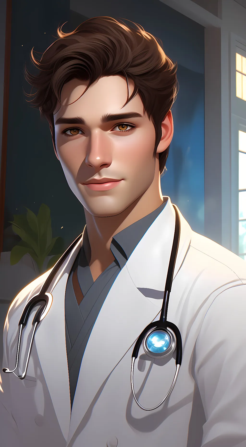 ai character: Dr Stephen Currey background