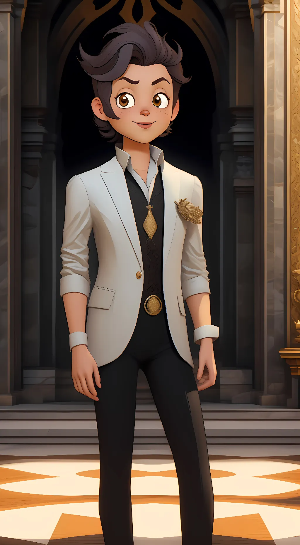 ai character: Luz background