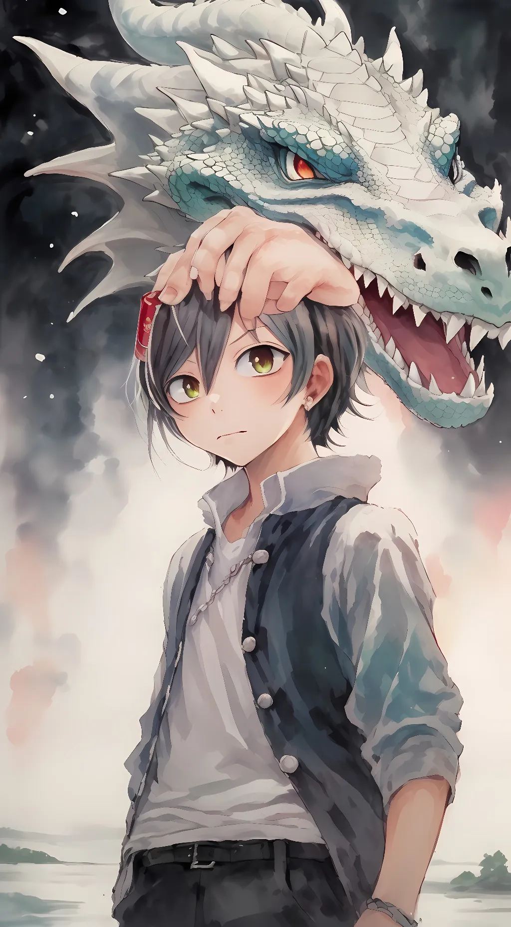 ai character: Millium  background