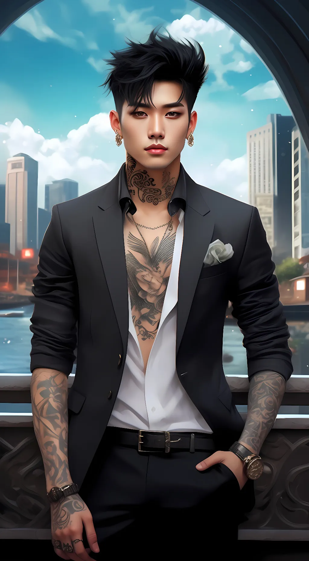 ai character: Zack background