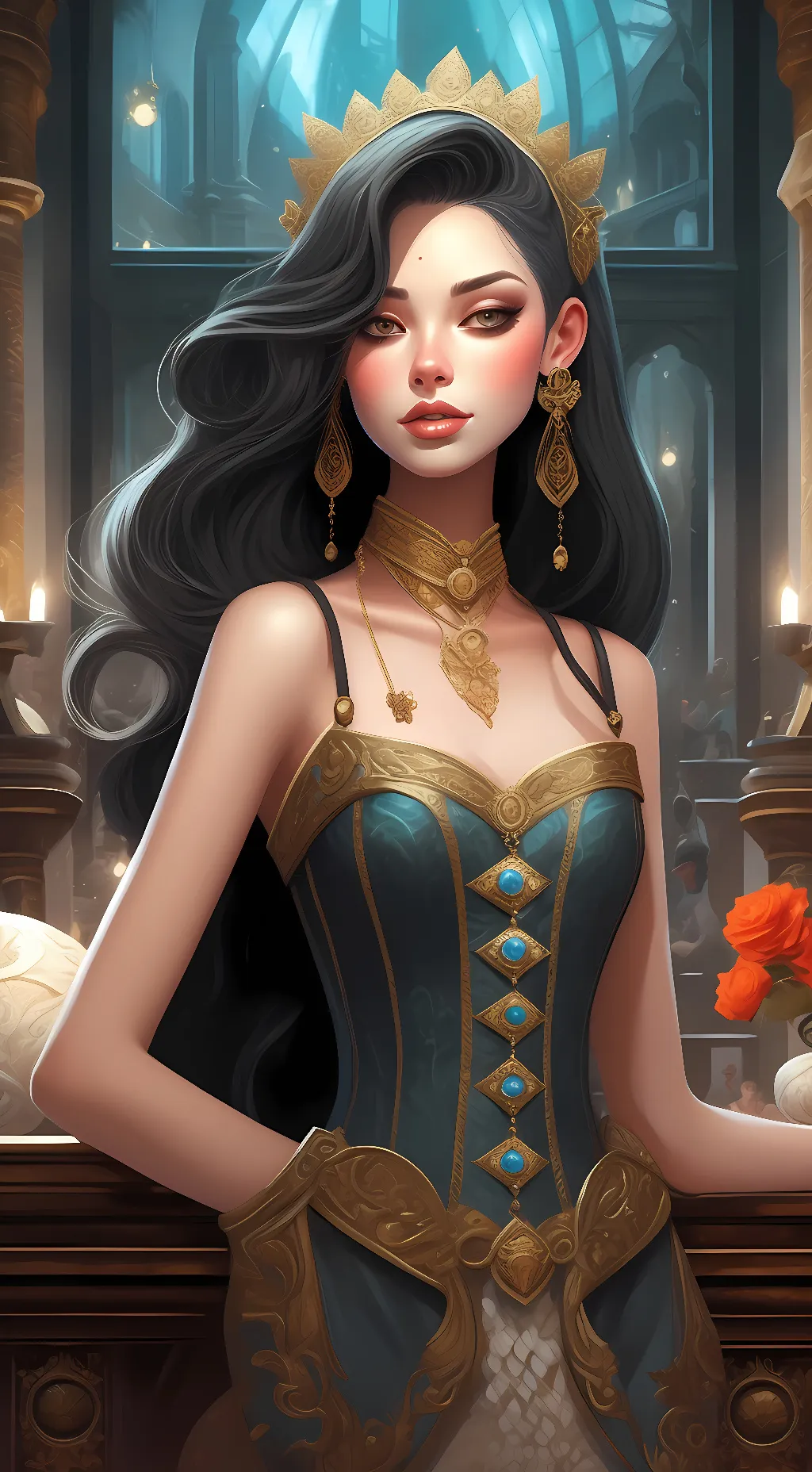 ai character: Asia Knight background