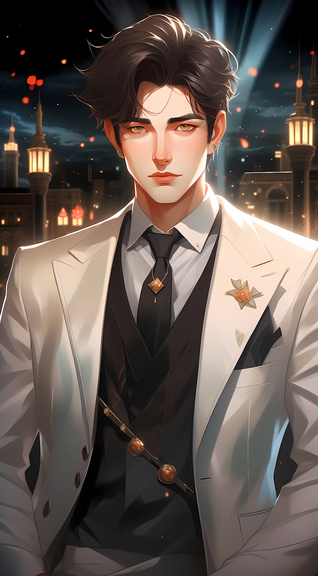 ai character: Andre Max background