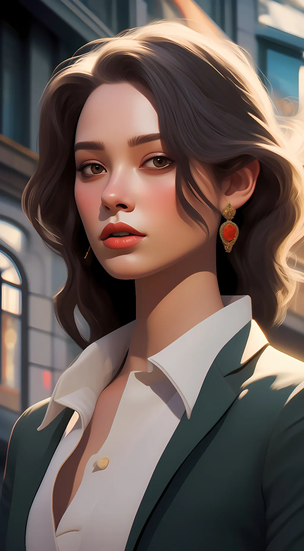 ai character: Claire  background