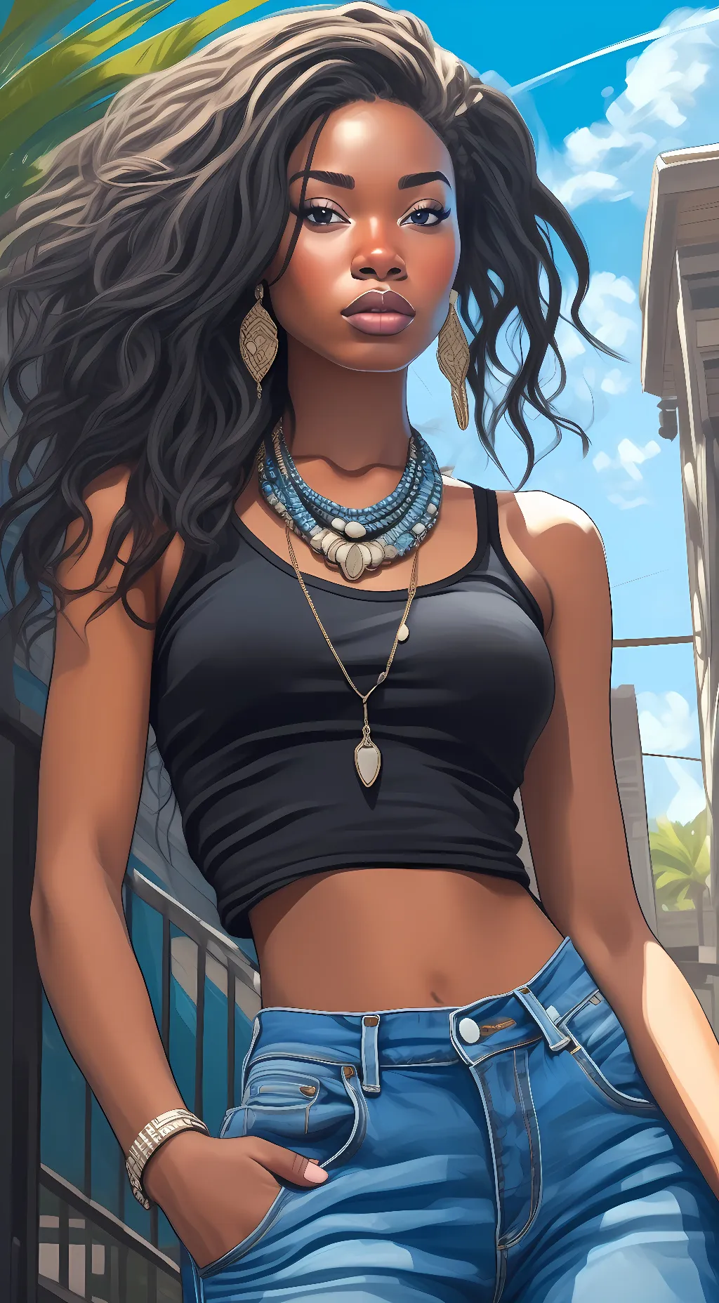 ai character: Mia background