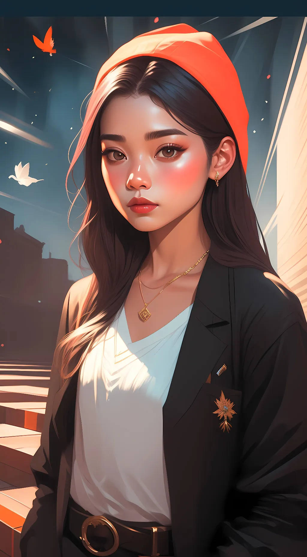 ai character: Tiana background