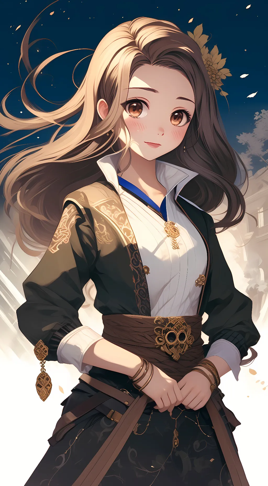 ai character: Sophia Montego background