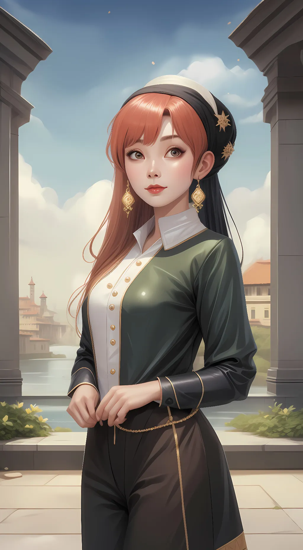 ai character: Lilly Stone background