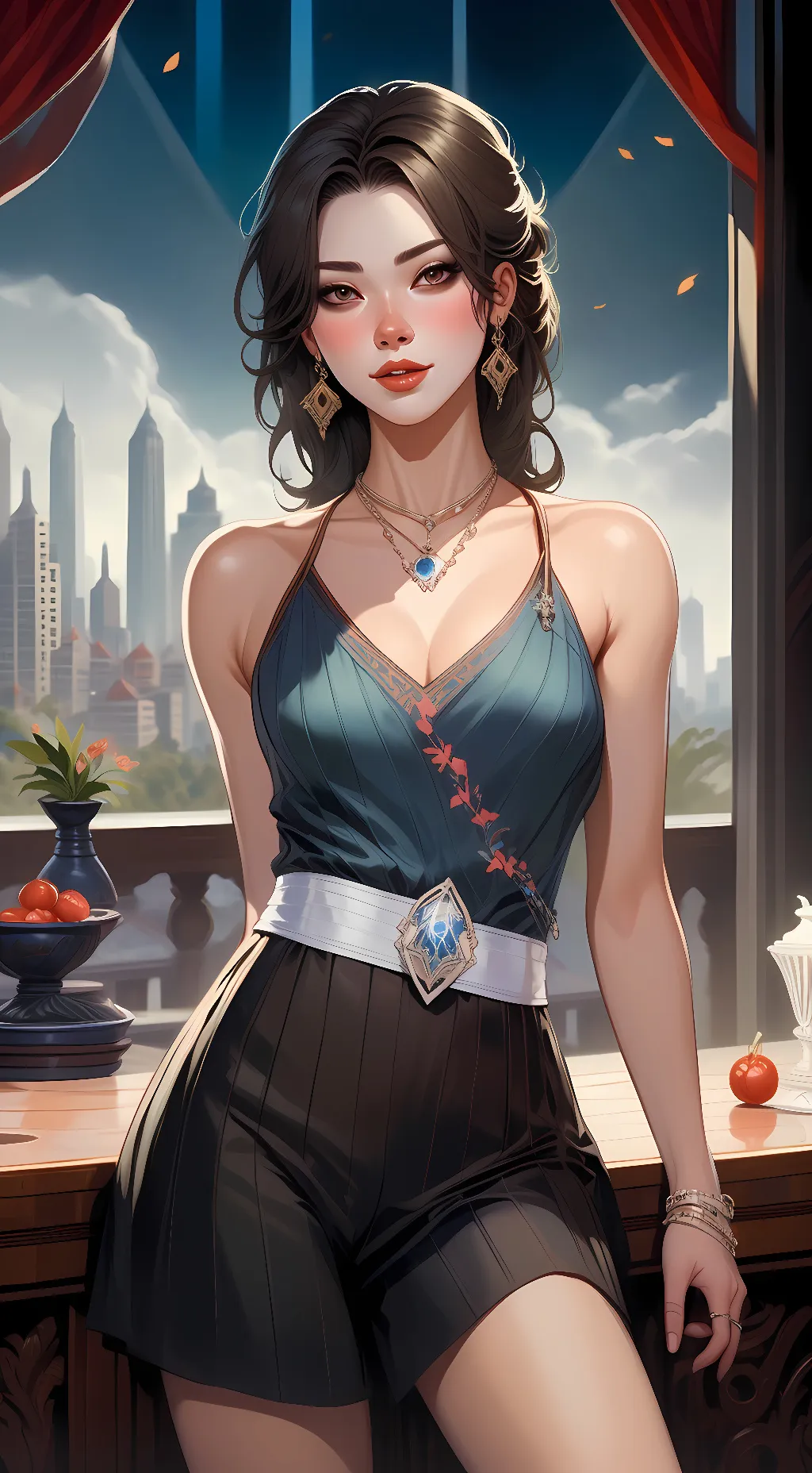 ai character: abby background