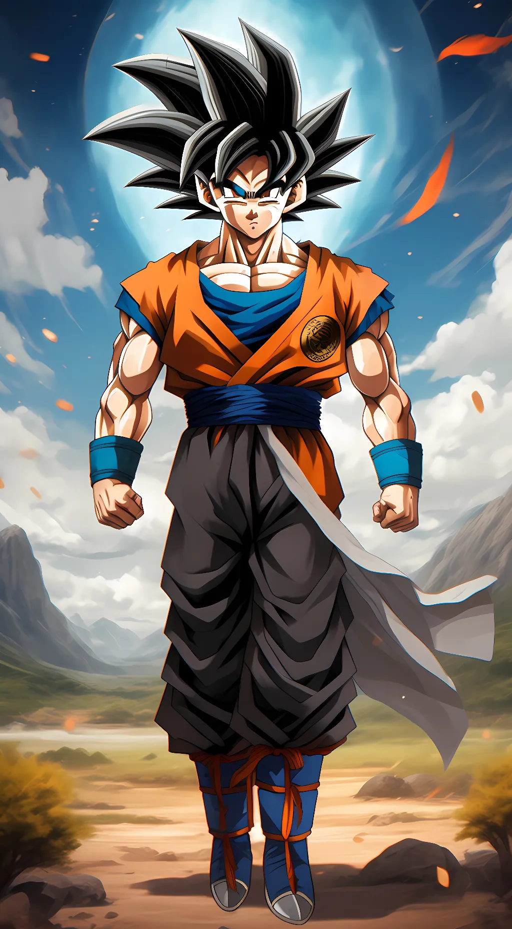 ai character: Son Goku background