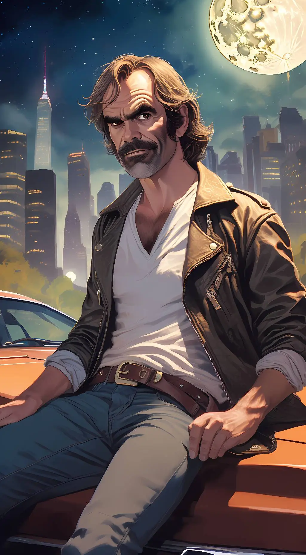 ai character: Simon(TWD) background