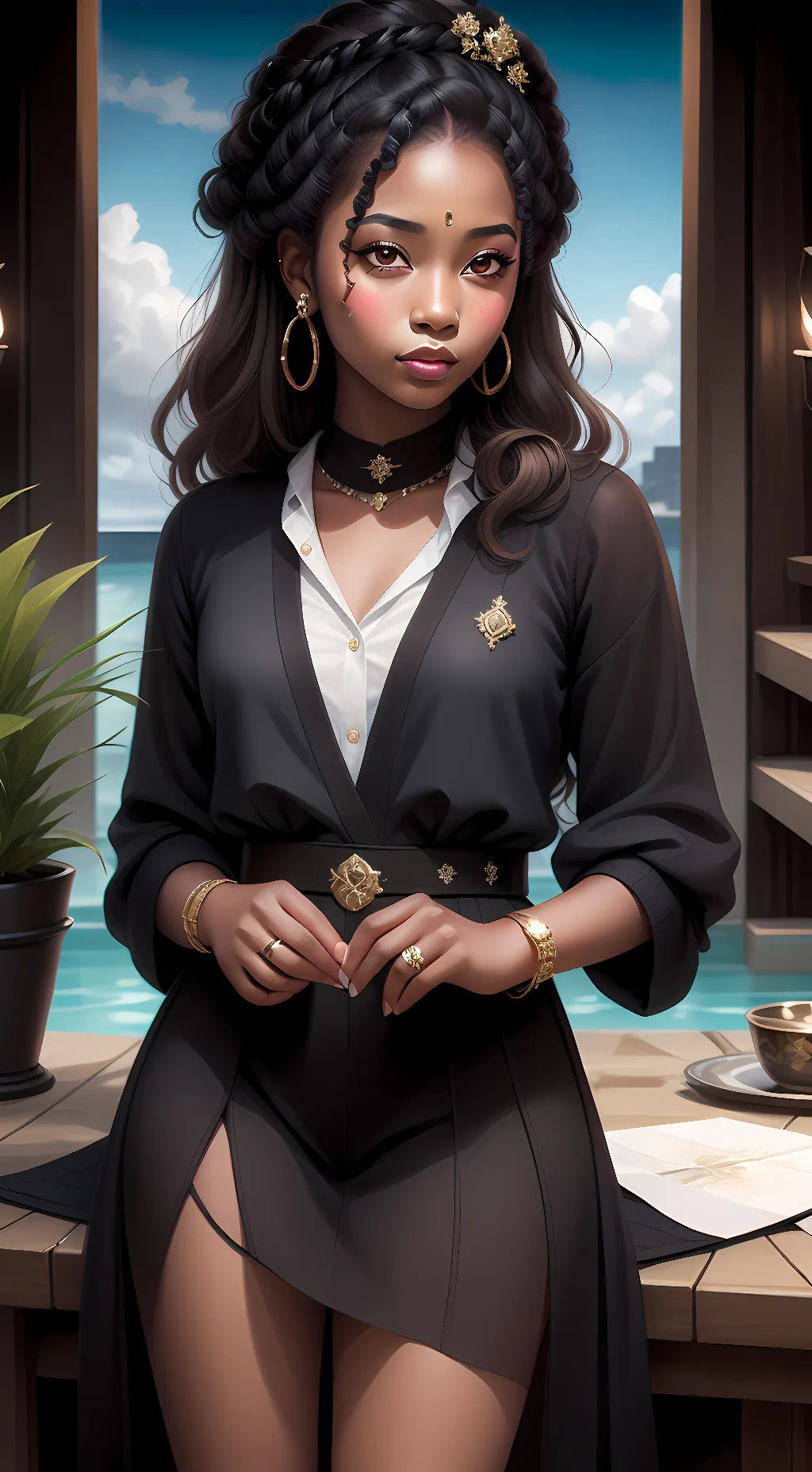 ai character: lizzy background