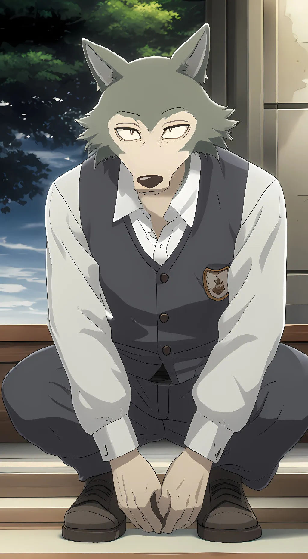 ai character: Legoshi background